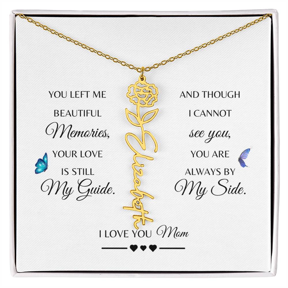 Memorial Gift Loss of Mother for Daughter | In Loving Memory Jewelry from Dad or Grandma for Loss of Mother | Sympathy Gift