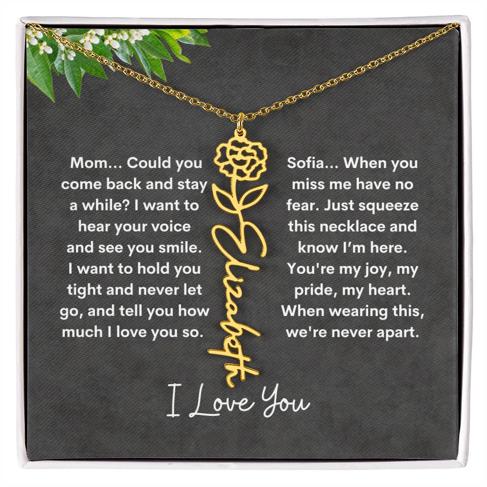 Sympathy Gift Loss of Mother for Best Friend | Personalized Memorial Gift from Bestie for Loss of Mother | Remembrance