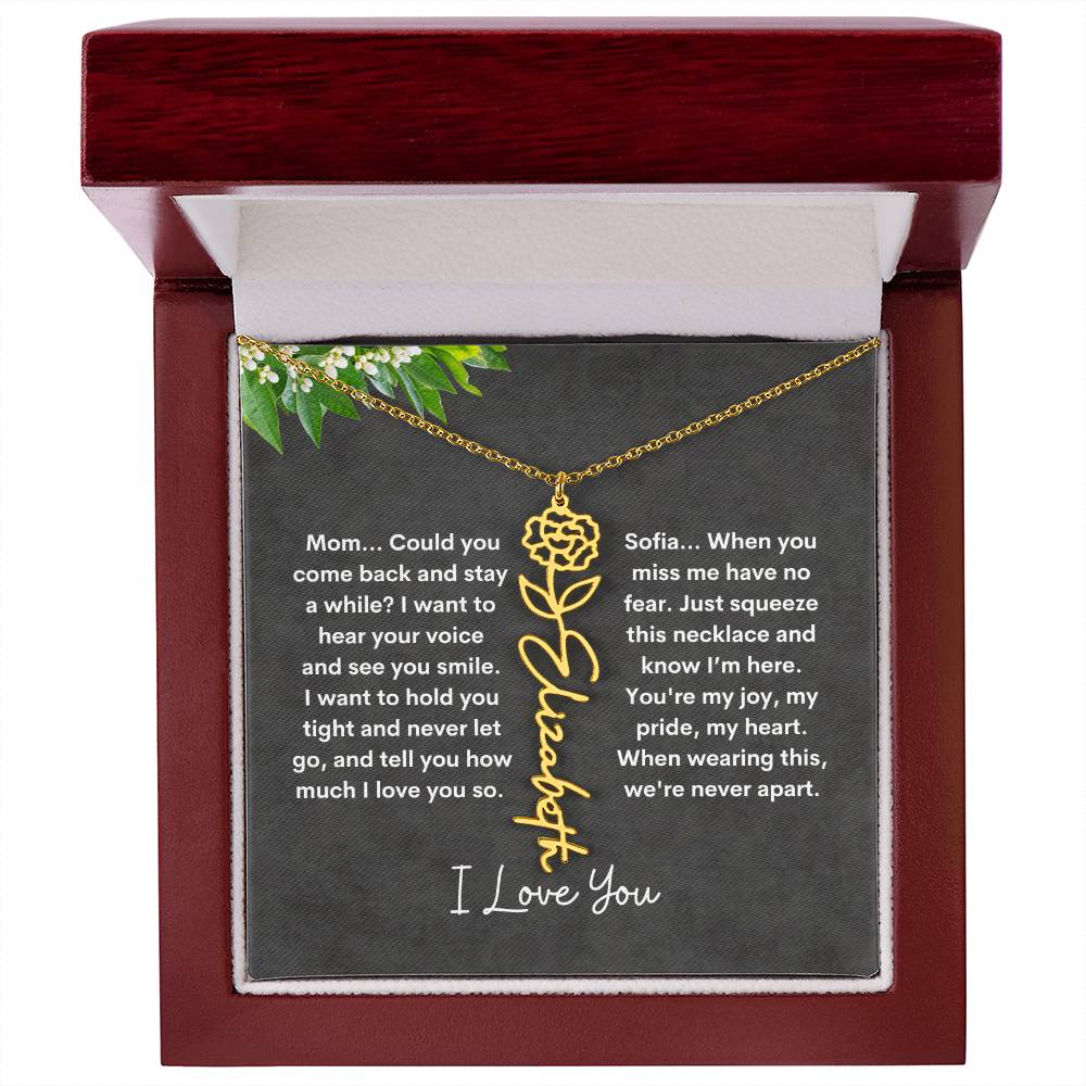 Sympathy Gift Loss of Mother for Best Friend | Personalized Memorial Gift from Bestie for Loss of Mother | Remembrance