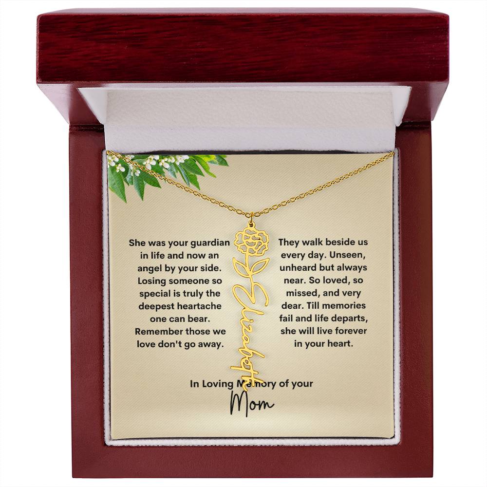 Sympathy Gift Loss of Mother for Daughter | Personalized Jewelry from Grandma for Loss of Mother | Rememberance