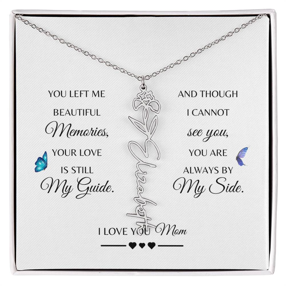 Memorial Gift Loss of Mother for Daughter | In Loving Memory Jewelry from Dad or Grandma for Loss of Mother | Sympathy Gift