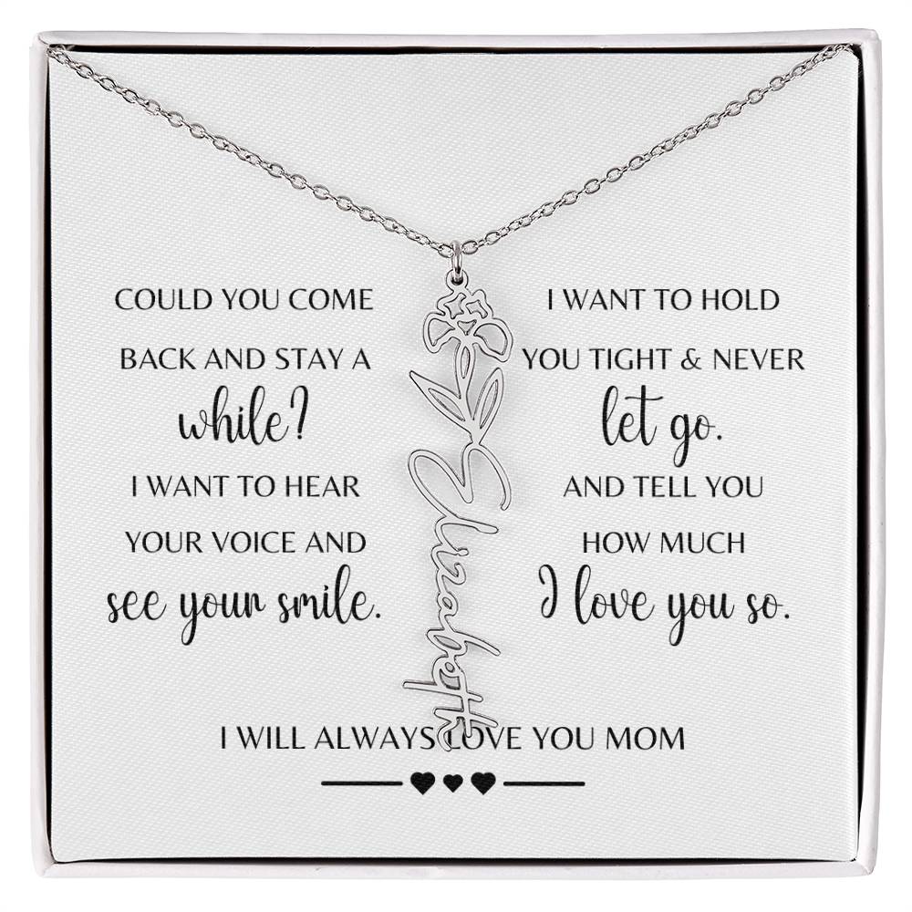 Sympathy Gift Loss of Mother for Daughter | Memorial Jewelry from Grandma or Dad for Loss of Mother | Grief