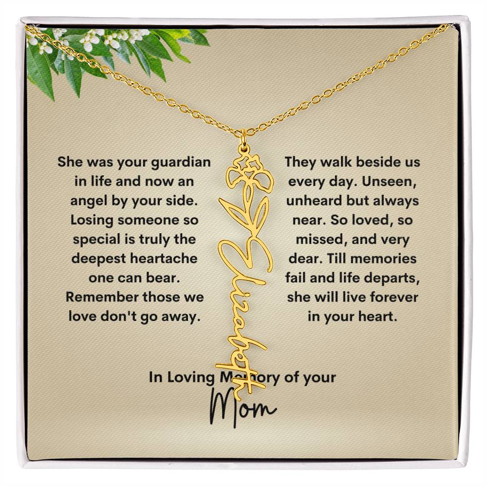 Sympathy Gift Loss of Mother for Daughter | Personalized Jewelry from Grandma for Loss of Mother | Rememberance