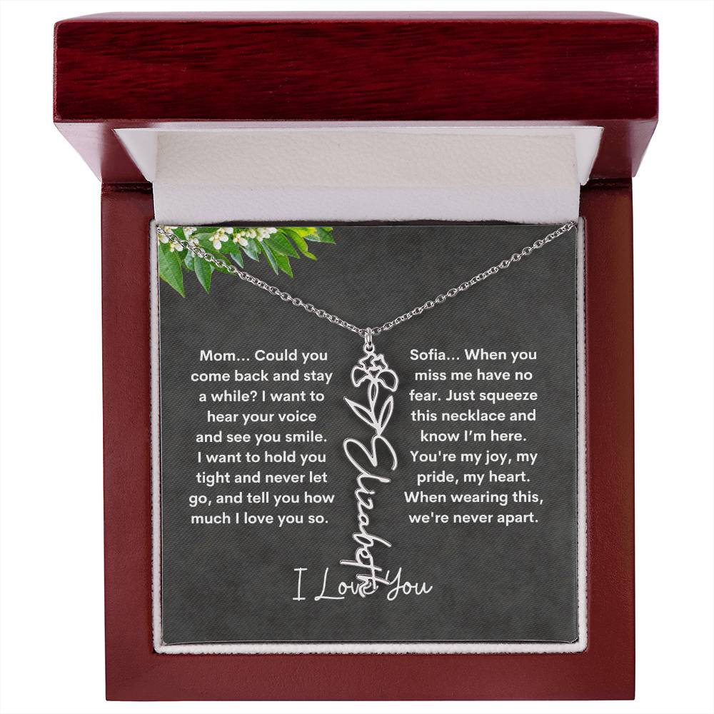 Sympathy Gift Loss of Mother for Best Friend | Personalized Memorial Gift from Bestie for Loss of Mother | Remembrance