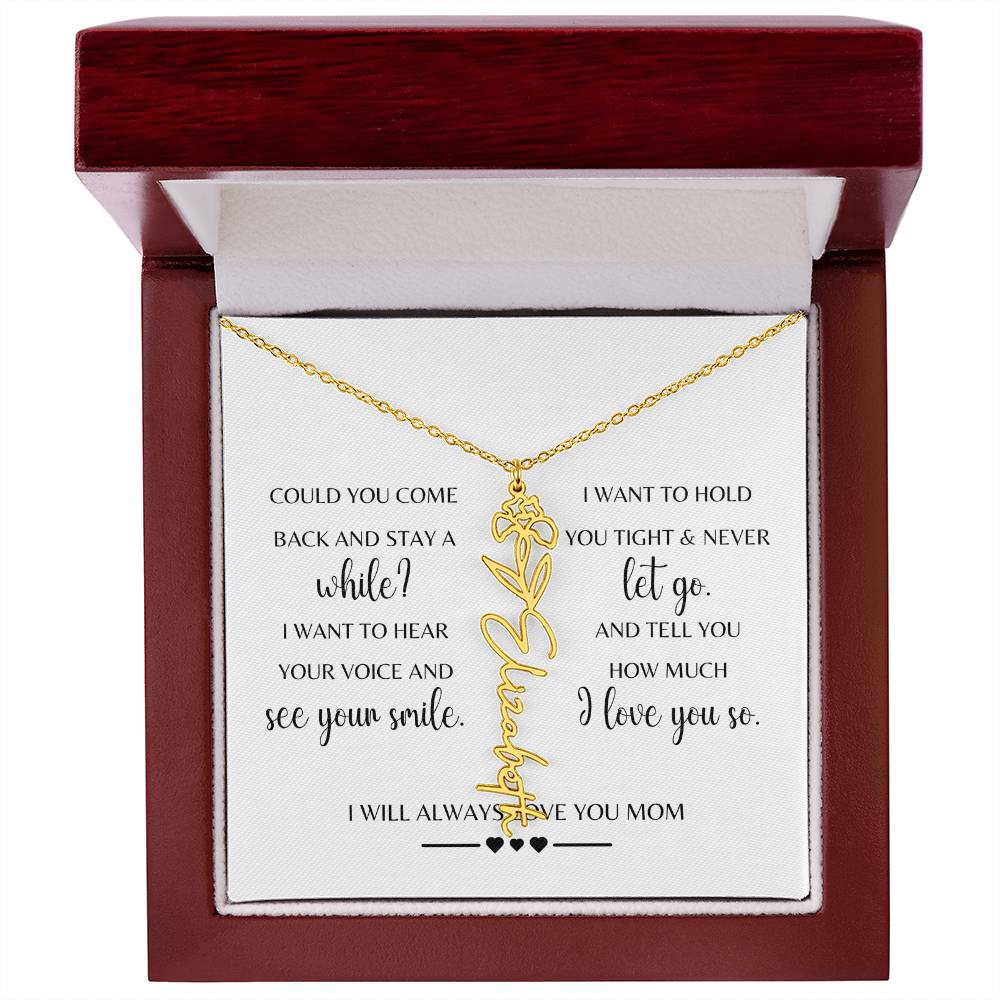 Sympathy Gift Loss of Mother for Daughter | Memorial Jewelry from Grandma or Dad for Loss of Mother | Grief