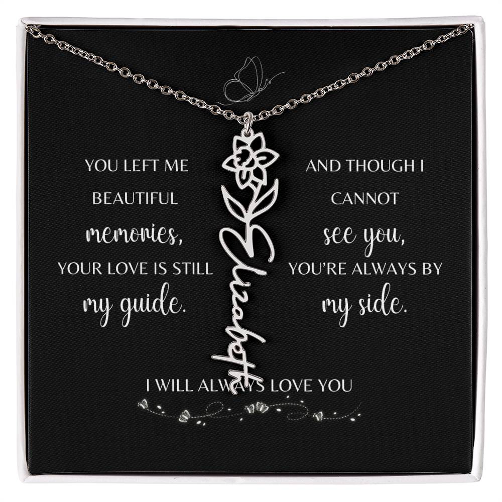 Loss of Mother Sympathy Gift for Daughter or Granddaughter | Memorial Necklace from Grandma or Dad for Loss of Mother