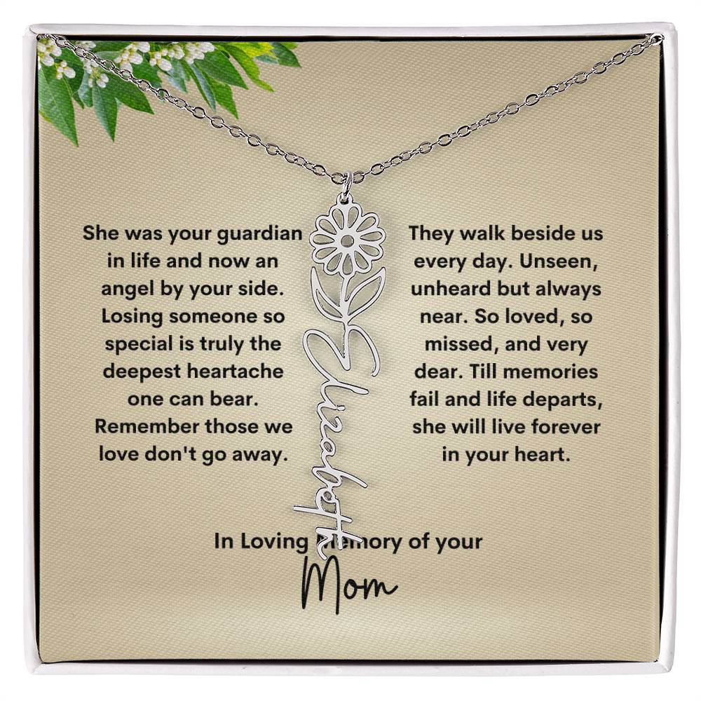 Sympathy Gift Loss of Mother for Daughter | Personalized Jewelry from Grandma for Loss of Mother | Rememberance