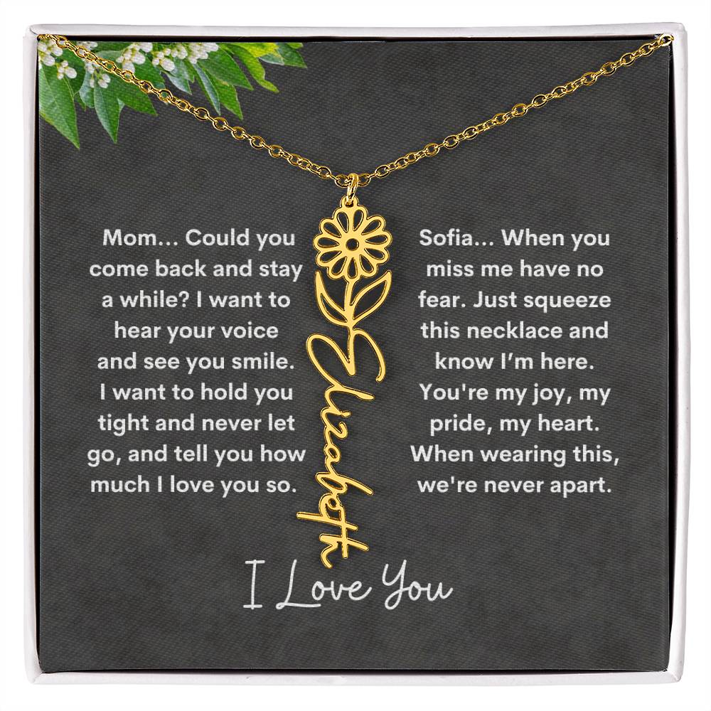 Sympathy Gift Loss of Mother for Best Friend | Personalized Memorial Gift from Bestie for Loss of Mother | Remembrance