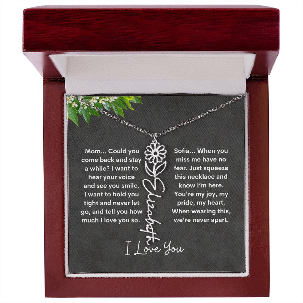 Sympathy Gift Loss of Mother for Best Friend | Personalized Memorial Gift from Bestie for Loss of Mother | Remembrance