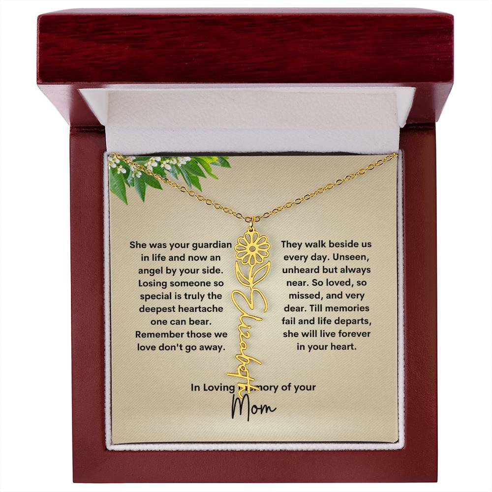 Sympathy Gift Loss of Mother for Daughter | Personalized Jewelry from Grandma for Loss of Mother | Rememberance