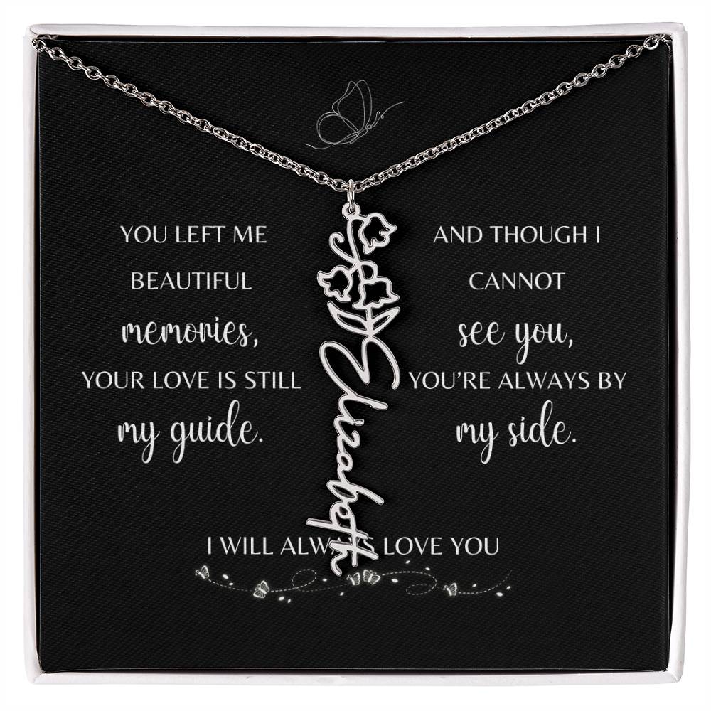 Loss of Mother Sympathy Gift for Daughter or Granddaughter | Memorial Necklace from Grandma or Dad for Loss of Mother