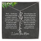 Custom Sympathy Gift Loss of Mother for Granddaughter | Customized Jewelry from Grandmother for Loss of Mother | Bereavement