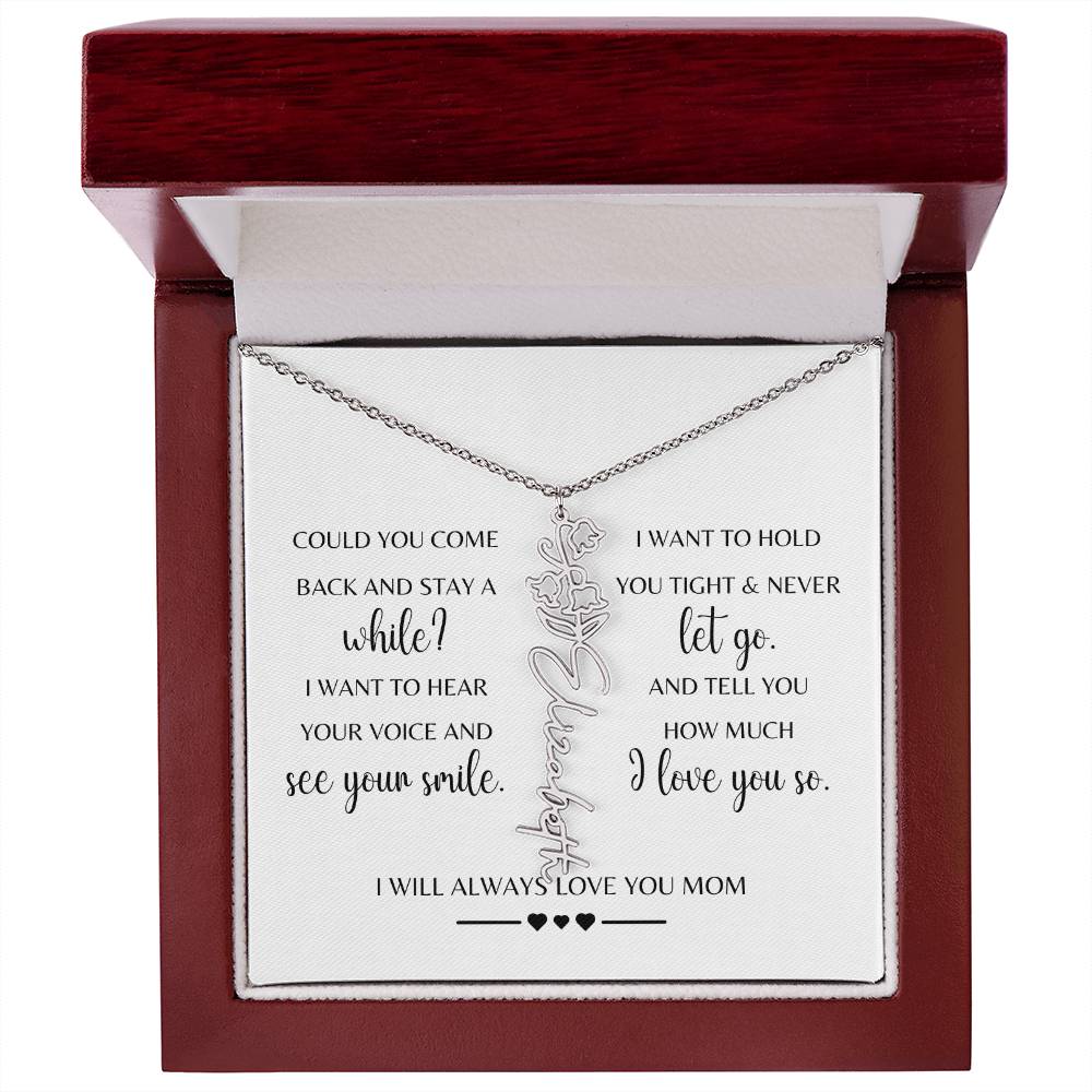 Sympathy Gift Loss of Mother for Daughter | Memorial Jewelry from Grandma or Dad for Loss of Mother | Grief