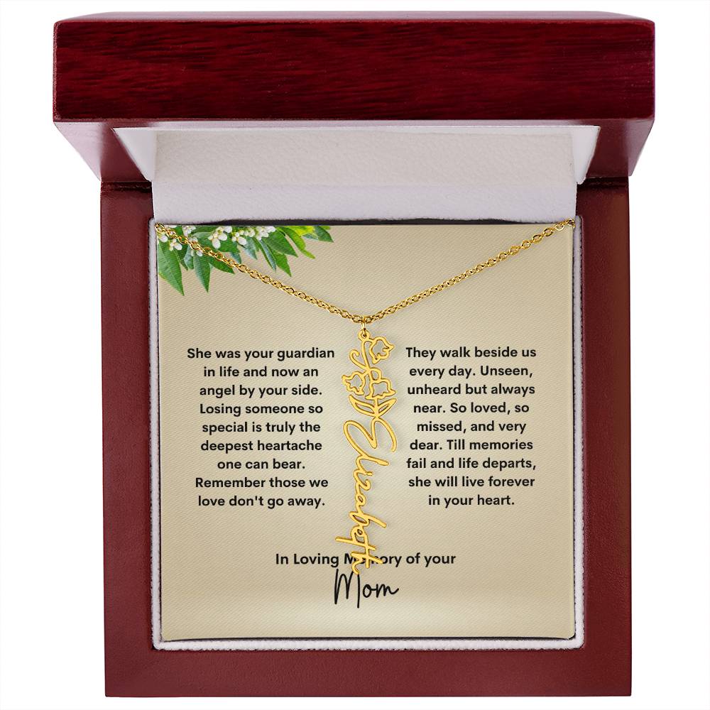 Sympathy Gift Loss of Mother for Daughter | Personalized Jewelry from Grandma for Loss of Mother | Rememberance