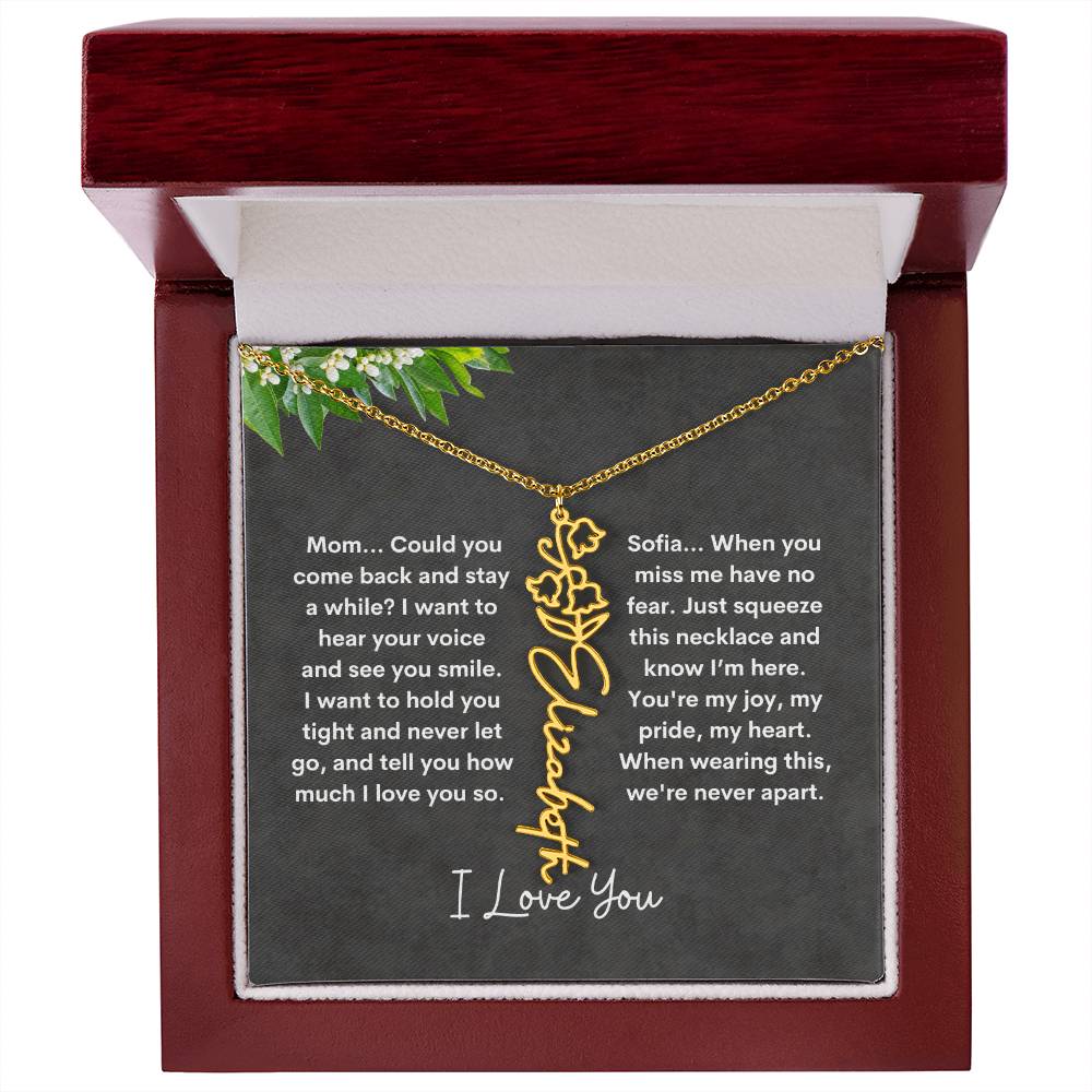 Sympathy Gift Loss of Mother for Best Friend | Personalized Memorial Gift from Bestie for Loss of Mother | Remembrance