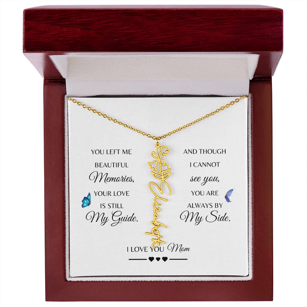 Memorial Gift Loss of Mother for Daughter | In Loving Memory Jewelry from Dad or Grandma for Loss of Mother | Sympathy Gift