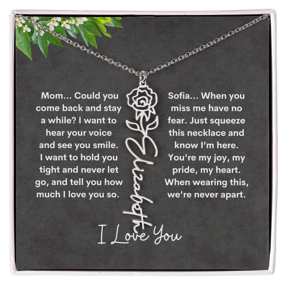 Sympathy Gift Loss of Mother for Best Friend | Personalized Memorial Gift from Bestie for Loss of Mother | Remembrance