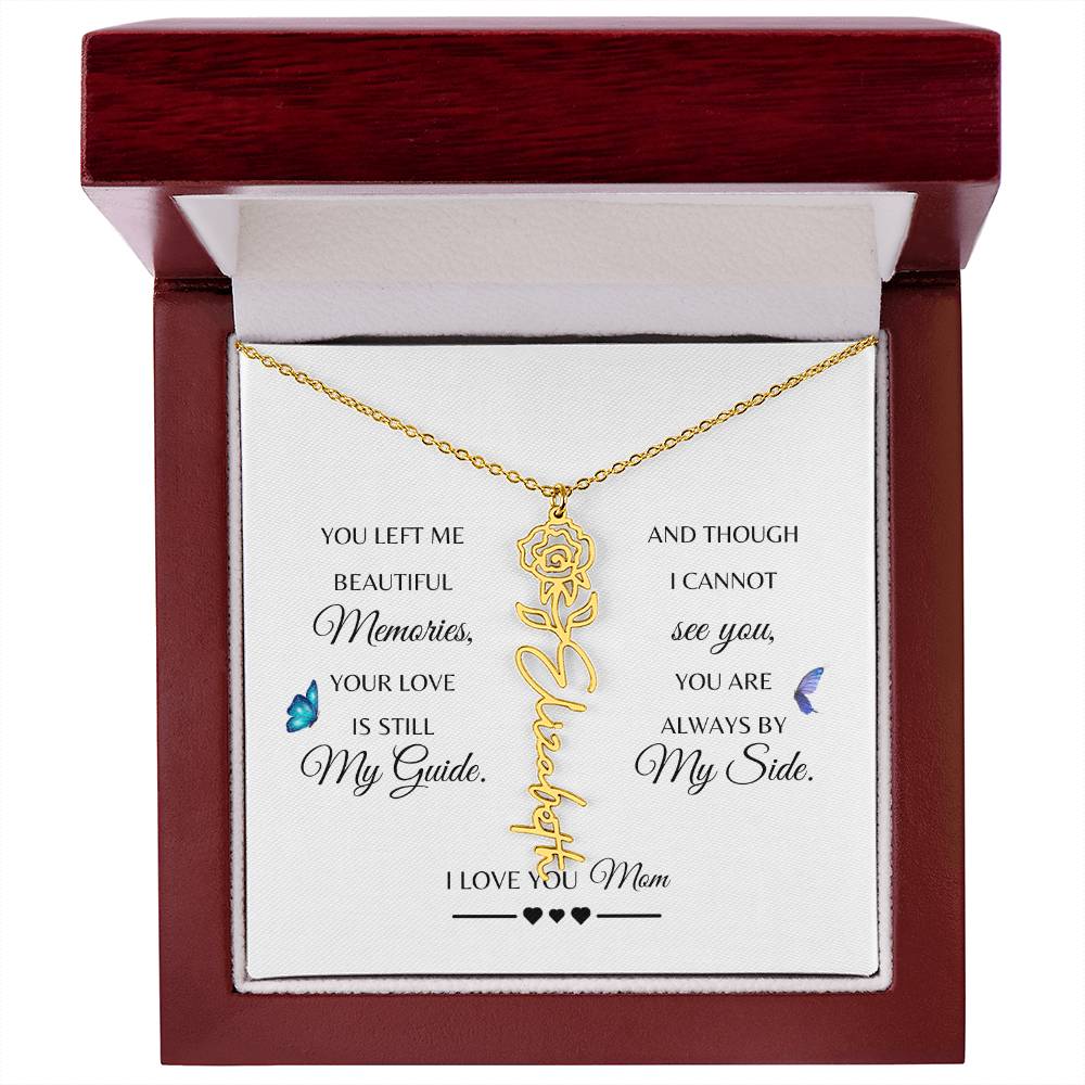 Memorial Gift Loss of Mother for Daughter | In Loving Memory Jewelry from Dad or Grandma for Loss of Mother | Sympathy Gift