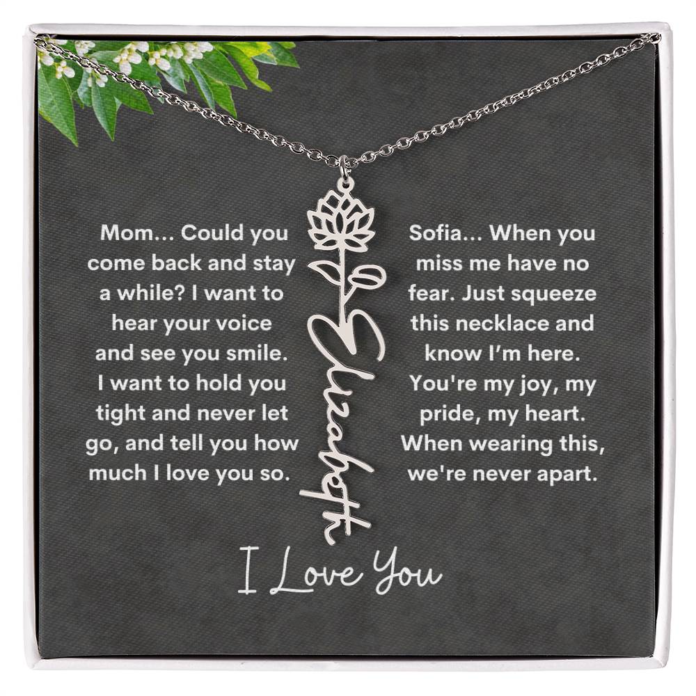 Sympathy Gift Loss of Mother for Best Friend | Personalized Memorial Gift from Bestie for Loss of Mother | Remembrance