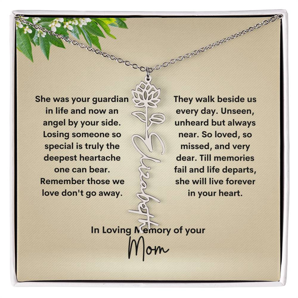 Sympathy Gift Loss of Mother for Daughter | Personalized Jewelry from Grandma for Loss of Mother | Rememberance