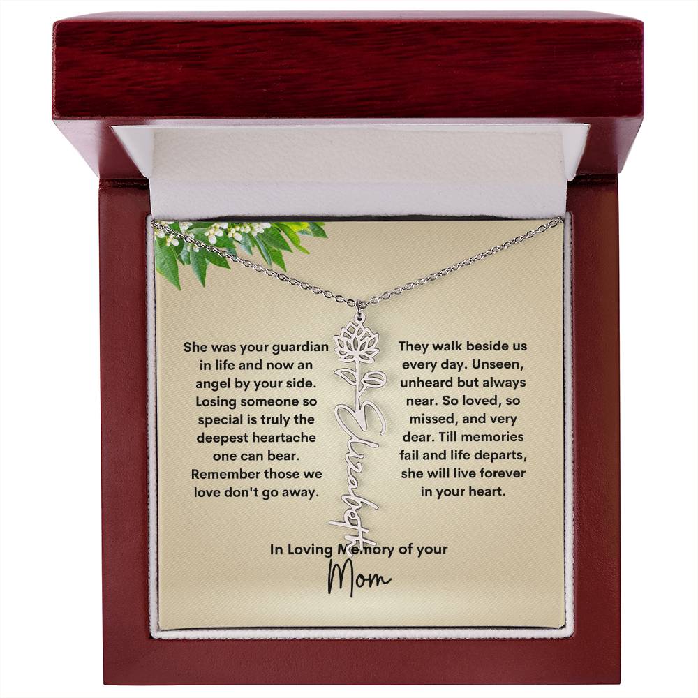 Sympathy Gift Loss of Mother for Daughter | Personalized Jewelry from Grandma for Loss of Mother | Rememberance