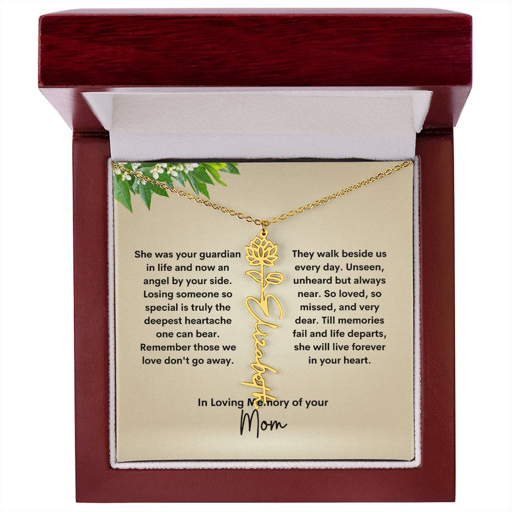 Sympathy Gift Loss of Mother for Daughter | Personalized Jewelry from Grandma for Loss of Mother | Rememberance