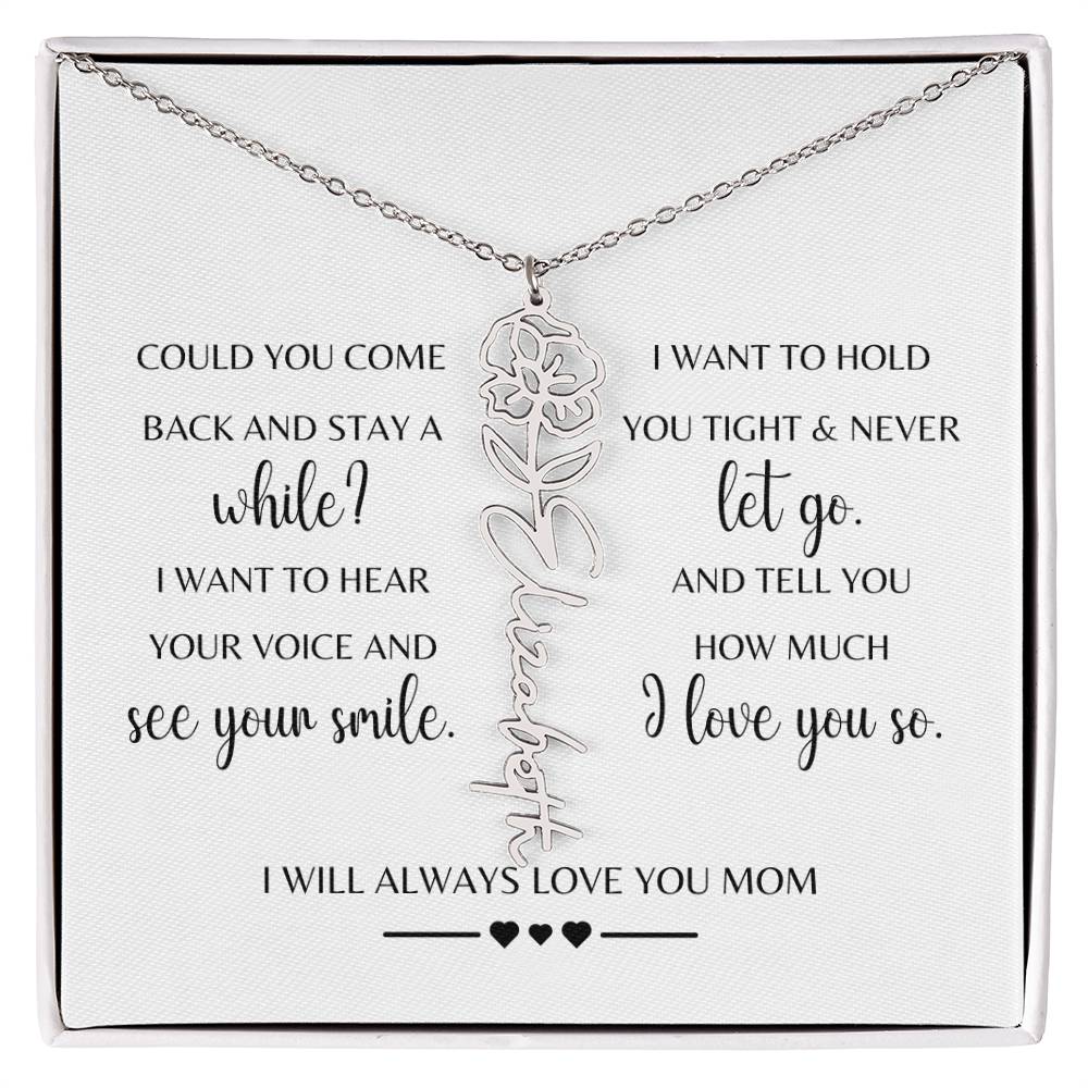 Sympathy Gift Loss of Mother for Daughter | Memorial Jewelry from Grandma or Dad for Loss of Mother | Grief