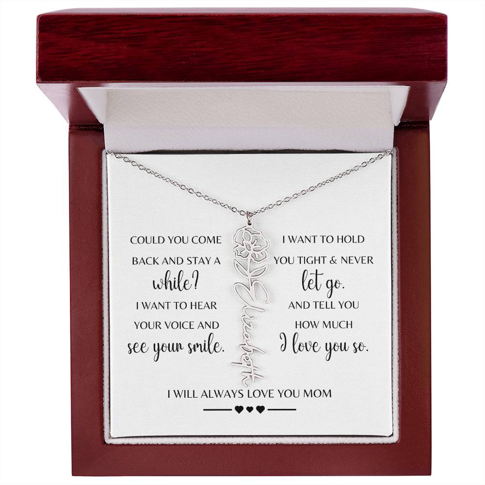 Sympathy Gift Loss of Mother for Daughter | Memorial Jewelry from Grandma or Dad for Loss of Mother | Grief