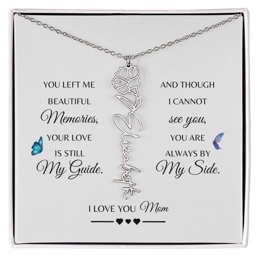 Memorial Gift Loss of Mother for Daughter | In Loving Memory Jewelry from Dad or Grandma for Loss of Mother | Sympathy Gift