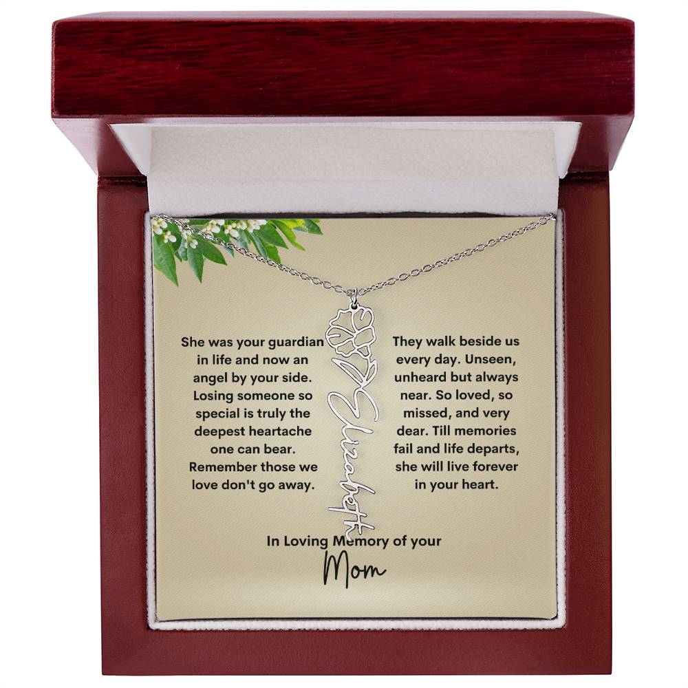 Sympathy Gift Loss of Mother for Daughter | Personalized Jewelry from Grandma for Loss of Mother | Rememberance