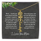 Custom Sympathy Gift Loss of Mother for Granddaughter | Customized Jewelry from Grandmother for Loss of Mother | Bereavement