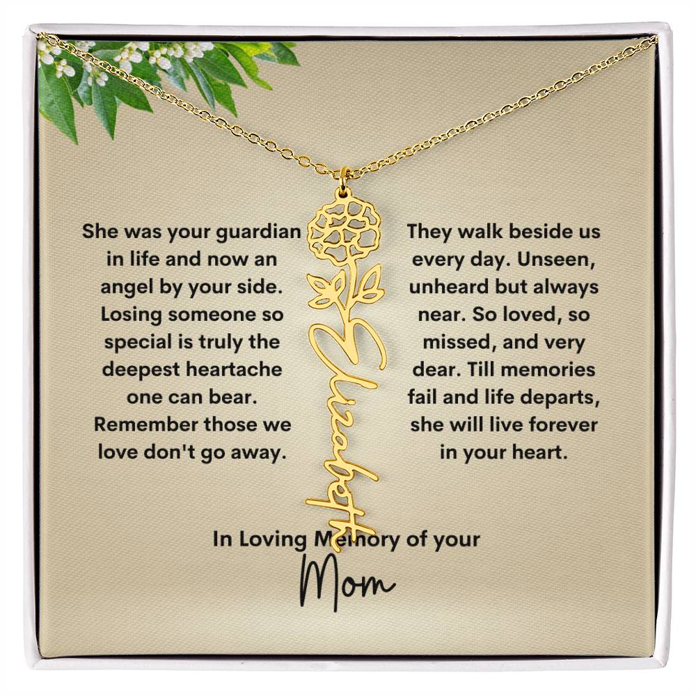 Sympathy Gift Loss of Mother for Daughter | Personalized Jewelry from Grandma for Loss of Mother | Rememberance