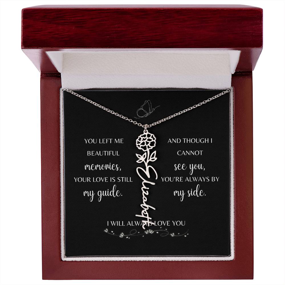 Loss of Mother Sympathy Gift for Daughter or Granddaughter | Memorial Necklace from Grandma or Dad for Loss of Mother