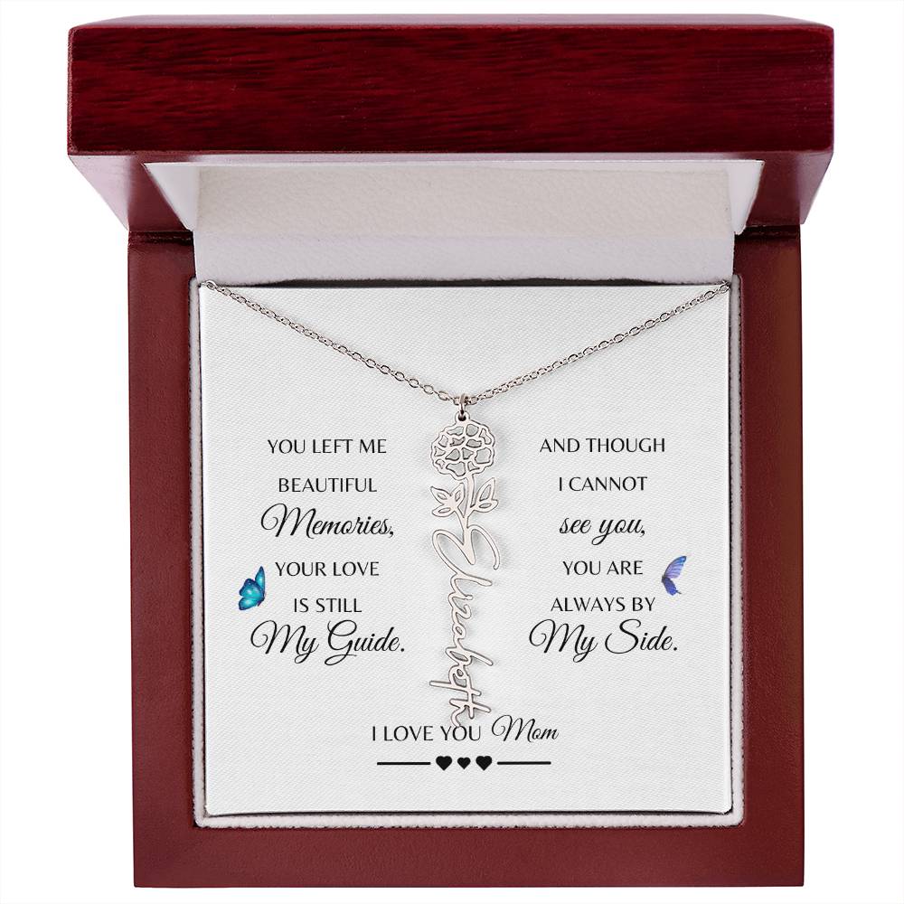 Memorial Gift Loss of Mother for Daughter | In Loving Memory Jewelry from Dad or Grandma for Loss of Mother | Sympathy Gift