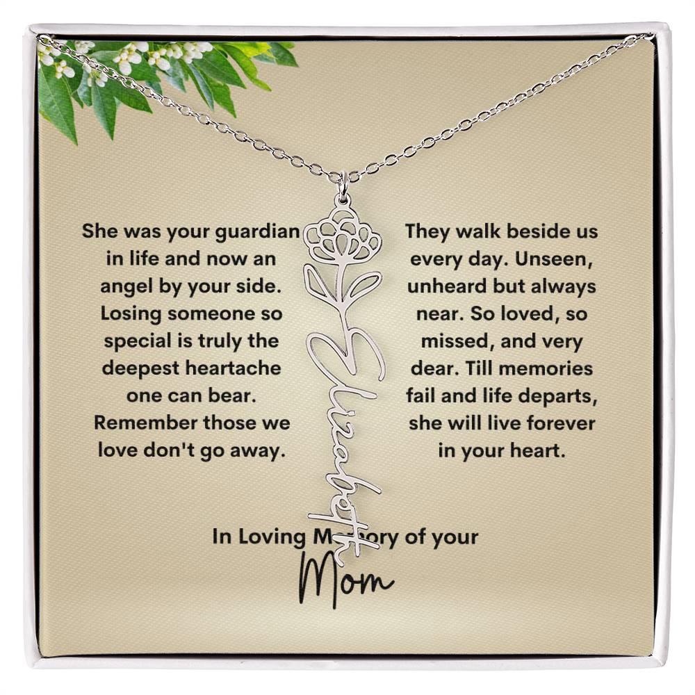 Sympathy Gift Loss of Mother for Daughter | Personalized Jewelry from Grandma for Loss of Mother | Rememberance