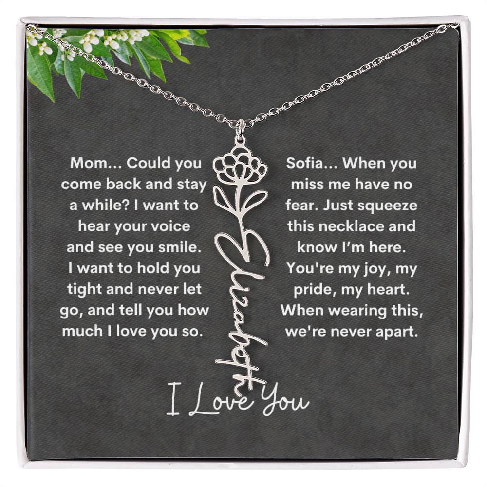 Sympathy Gift Loss of Mother for Best Friend | Personalized Memorial Gift from Bestie for Loss of Mother | Remembrance