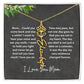 Custom Sympathy Gift Loss of Mother for Granddaughter | Customized Jewelry from Grandmother for Loss of Mother | Bereavement