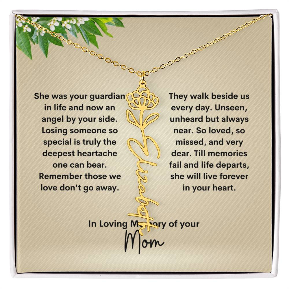 Sympathy Gift Loss of Mother for Daughter | Personalized Jewelry from Grandma for Loss of Mother | Rememberance