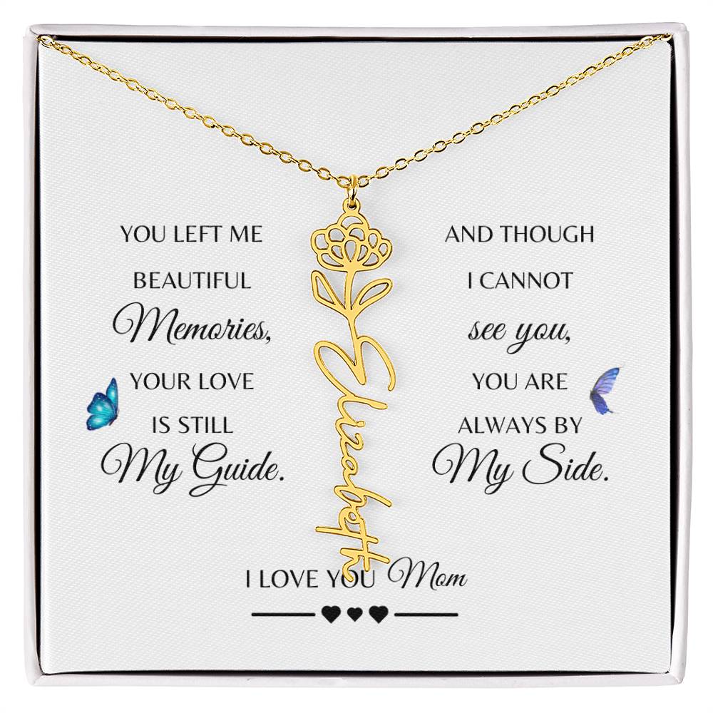 Memorial Gift Loss of Mother for Daughter | In Loving Memory Jewelry from Dad or Grandma for Loss of Mother | Sympathy Gift