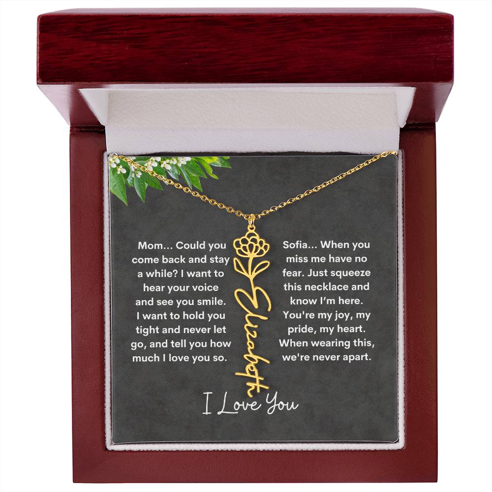 Sympathy Gift Loss of Mother for Best Friend | Personalized Memorial Gift from Bestie for Loss of Mother | Remembrance