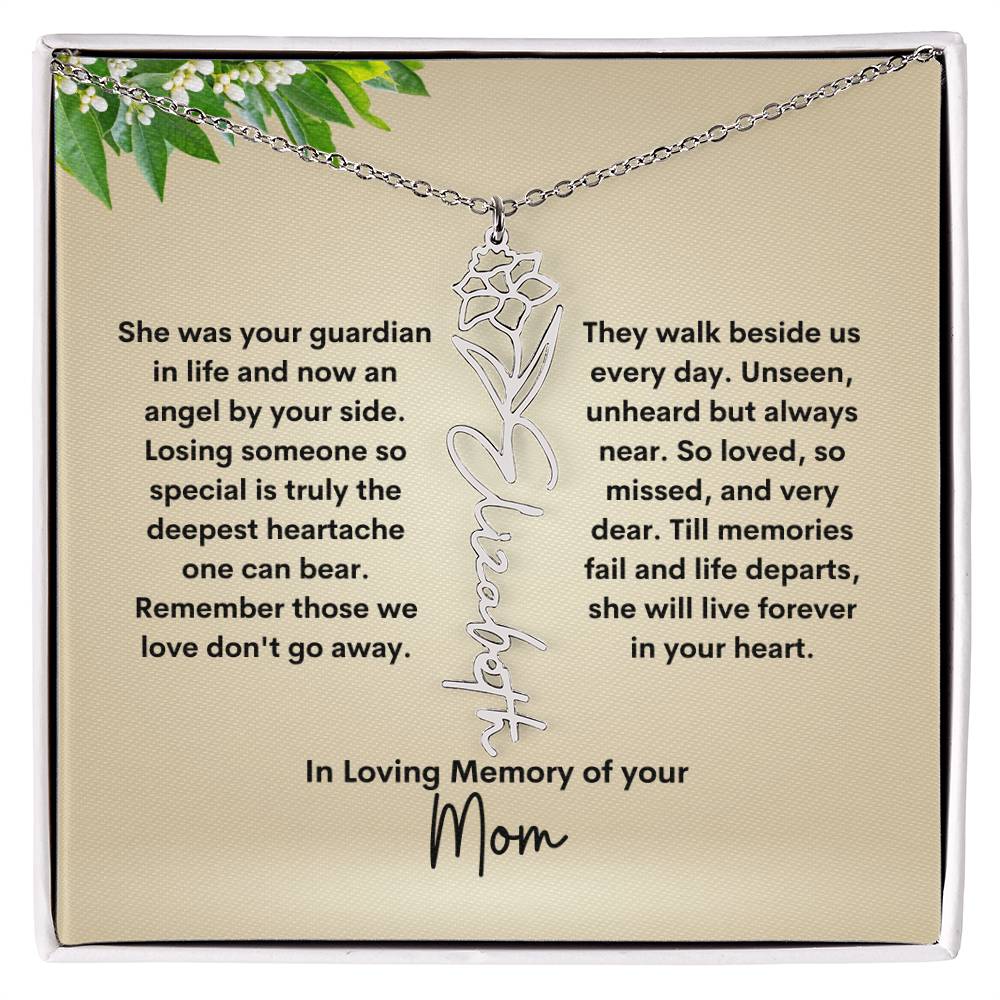 Sympathy Gift Loss of Mother for Daughter | Personalized Jewelry from Grandma for Loss of Mother | Rememberance