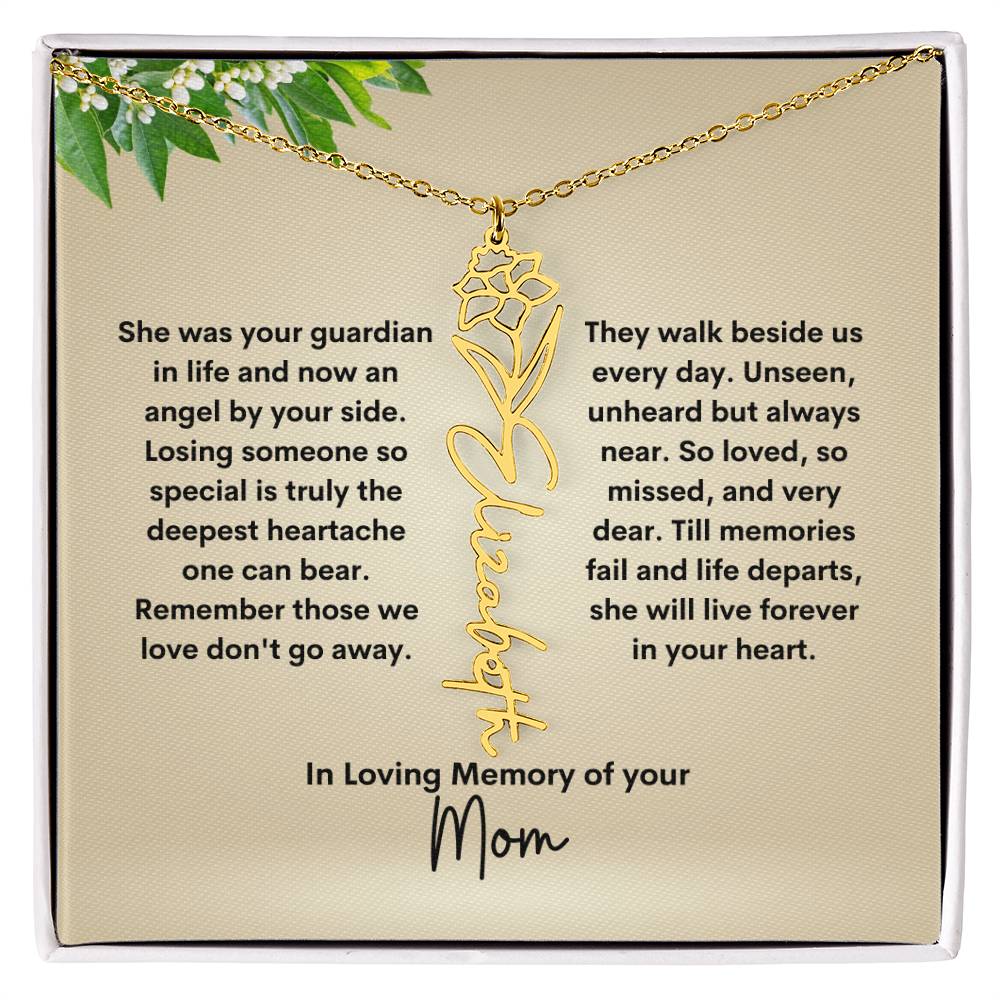 Sympathy Gift Loss of Mother for Daughter | Personalized Jewelry from Grandma for Loss of Mother | Rememberance