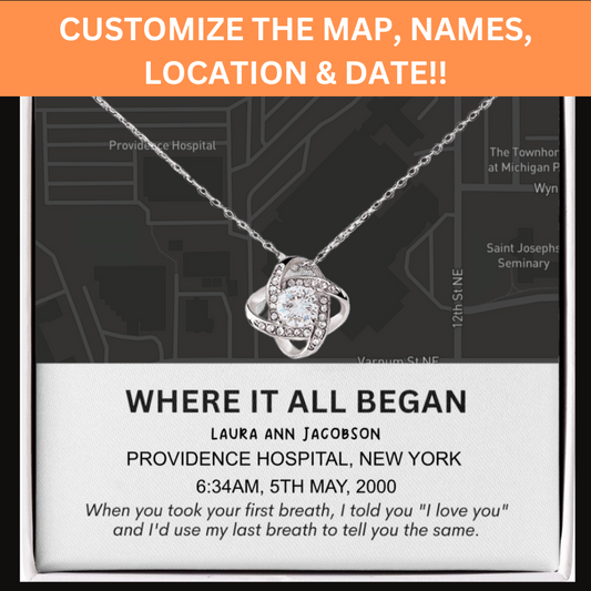 Daughter | Where It All Began | Map | Necklace