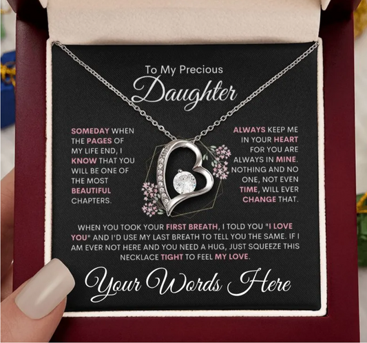 Daughter | Most Beautiful Chapter | Personalized | Black