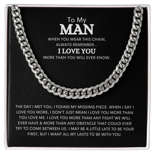 To My Man | I Found My Missing Piece