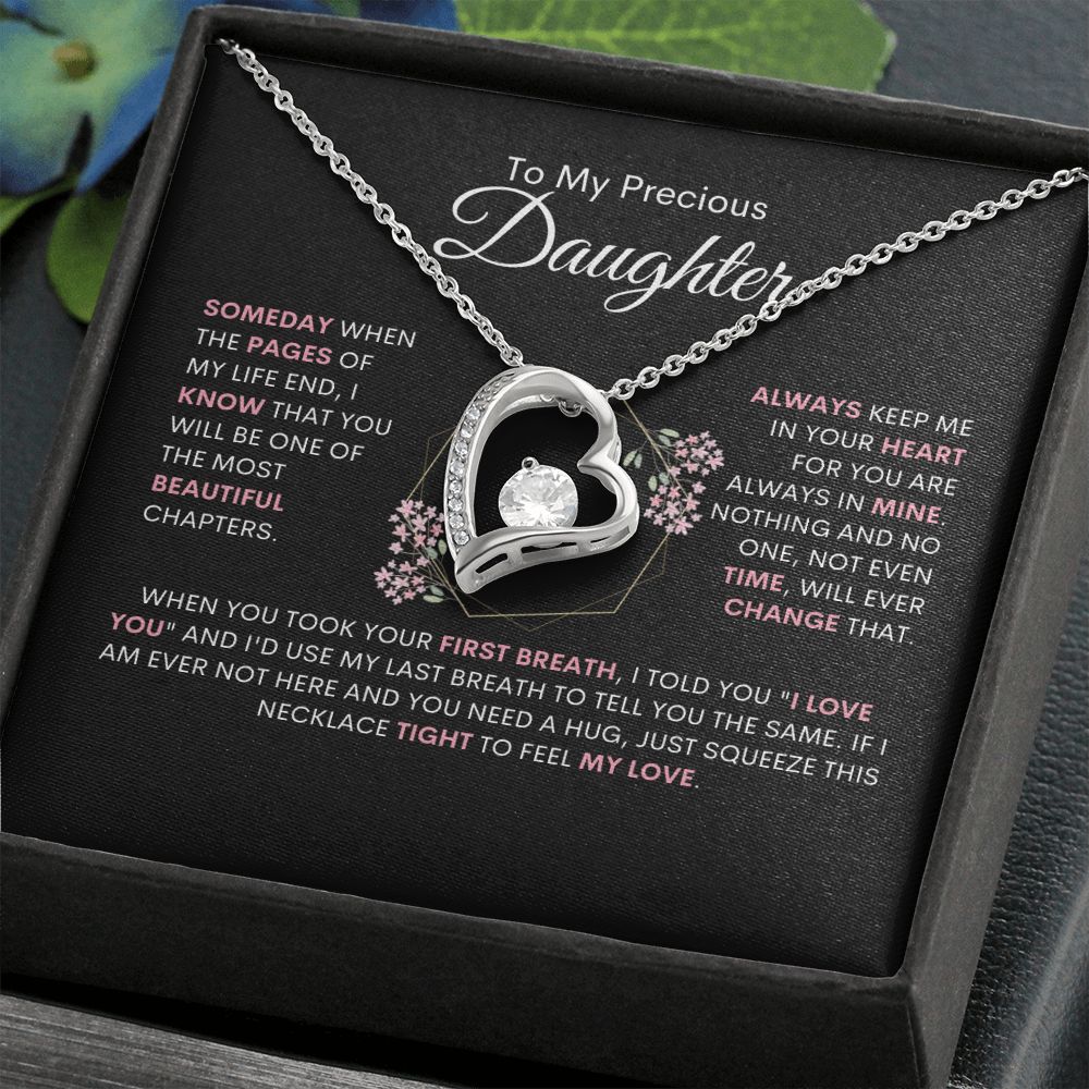 Daughter | Most Beautiful Chapter | Personalized | Black